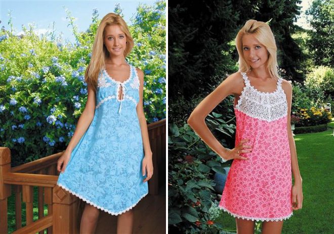 батистовые ночные сорочки