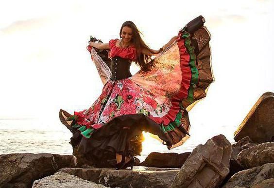 Как сшить цыганскую юбку своими руками фото