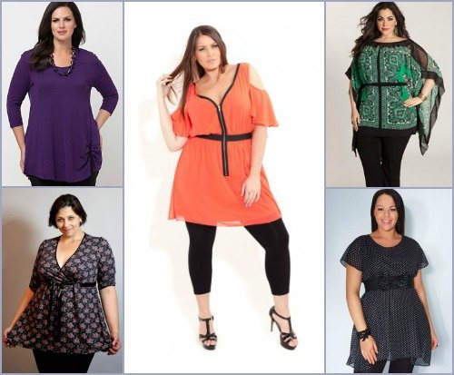 Какие туники для полных в моде?