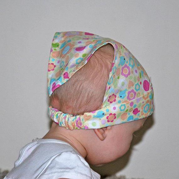 косынка на резинке для девочки