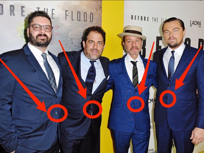 Нельзя застегивать нижнюю пуговицу пиджака. Почему