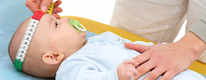 Определяем окружность головы ребёнка