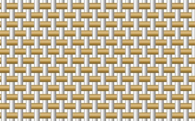 Плетение нитей перкаля