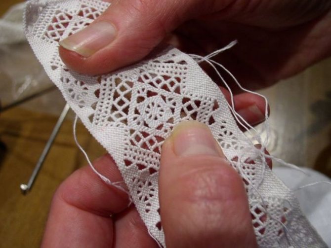 Техника вышивания кружев